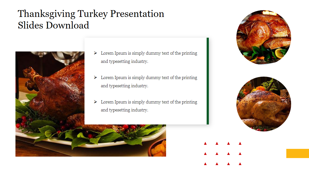 Thanksgiving Turkey Presentation Slides Free Download